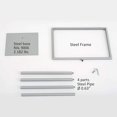 thumbnail image 6 of M&T Displays Floor Standing Sign Holder 11x14 Inches Gray Landscape Double Sided Menu Poster Display Flat Base For Restaurant Cafe Hotel School Hospital, 6 of 8
