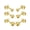 3 pairs gold, variant on Titanium Ball Earrings Hypoallergenic Studs for Women Men Sensitive Ears Black 3mm 4mm 5mm Titanium Backs