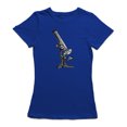 thumbnail image 1 of Classic Microscope Design Women's Royal Blue T-shirt, 1 of 1
