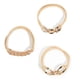 thumbnail image 1 of Anillo para el cabello, pinzas para el cabello, lazos para el cabello con elástico dorado, plateado y beige, 2 en 1, coletas y elástico sin arrugas, luce lindo en tu muñeca y genial en tu cabello, 3 u, 1 of 3
