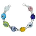 thumbnail image 4 of GlassOfVenice Murano Glass Sorgente Millefiori Bracelet - Multicolor, 4 of 5
