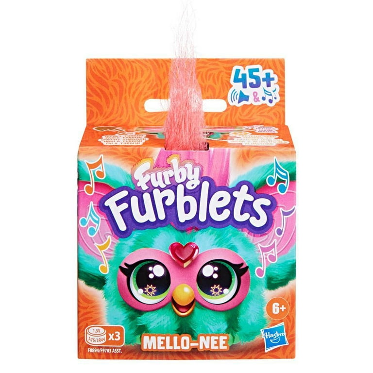 Furby Furblets Mello-Nee Summer Chill Mini Electronic Plush Toy for Girls &  Boys 6+ 