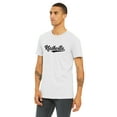 thumbnail image 2 of Daxton Adult Unisex Tshirt Nashville Script with Tennessee Vertical on the Back, White Black, XL, 2 of 3