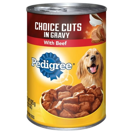 Pedigree CHOIX COUPES en sauce avec du boeuf en conserve des aliments pour chiens 22 Onces