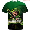 thumbnail image 3 of Camiseta Call of Duty Warzone 3d, camiseta de verano para hombre, camiseta Harajuku, camisetas de moda, camisetas para correr, camisetas de fitness de gran tamaño para hombre, 3 of 5