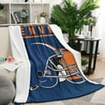 thumbnail image 2 of Football Team Color Blanket Gifts for Men Women, Throw Blanket 50x60 Inches, Lightweight Warm Football Fans Fleece Blanket for Sofa Bed Couch Living Room Chair, 2 of 6