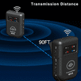 thumbnail image 4 of M5S Wireless in-Ear Monitor System 2.4G Wireless IEM System Stage Monitor for Studio, Band Rehearsal, Live Performance,1 x Receiver (RX) 1 x Transmitter (TX) 1 x Charging Cable 1 x Audio Cable,Black, 4 of 8