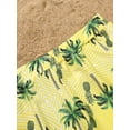 thumbnail image 4 of Coduop Family Matching Swimwear Tree Print Swimsuit Mommy and Me Father Son Beachwear Bathing Suit, 4 of 6