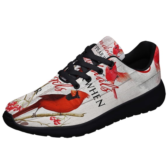 Cardinals Appear When Angels Are Near Shoes Sneakers for Women Men Black Size 3.5