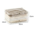 thumbnail image 4 of Shoreew Large Capacity Clear Organizer Sweater Storage Bag Bed Sheet Waterproof Organizer Foldable Storage Pouch, 4 of 6