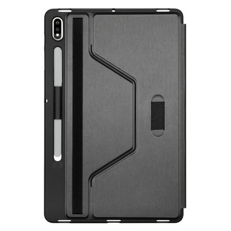 Targus - Click-In Case for 12.4" Samsung Galaxy Tab S7+, Tab S7 FE, and Tab S7 FE 5G - Black/Charcoal