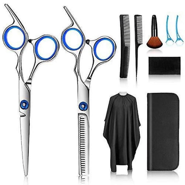 Juego De Tijeras De Peluquería Tijeras De Peluquería, Tijeras De Peluquería De Acero Inoxidable Para Adelgazar Y Recortar, Juegos De Peluquería Perfectamente Formados F