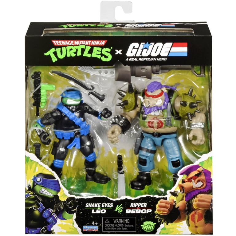 Teenage Mutant Ninja Turtles x G.I. JOE: Snakes Eyes x Leo vs
