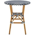 thumbnail image 2 of SAFAVIEH California Outdoor Patio Bistro Table, Navy/White/Natural, 2 of 8
