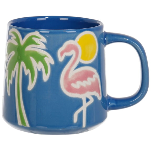 Cape Shore 16oz Stoneware Glazed Artisan Mug Flamingo