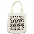 thumbnail image 1 of Hedgehog Tote Bag, Disorderly Pattern with Repetitive Cartoon Porcupine Characters, Cloth Linen Reusable Bag for Shopping Books Beach and More, 16.5" X 14", Cream, by Ambesonne, 1 of 2