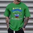 thumbnail image 1 of Tops para hombre, blusas y camisas de cuello redondo y manga corta para hombre, tops casuales de cuello redondo y manga corta con estampados especiales para hombre., 1 of 5