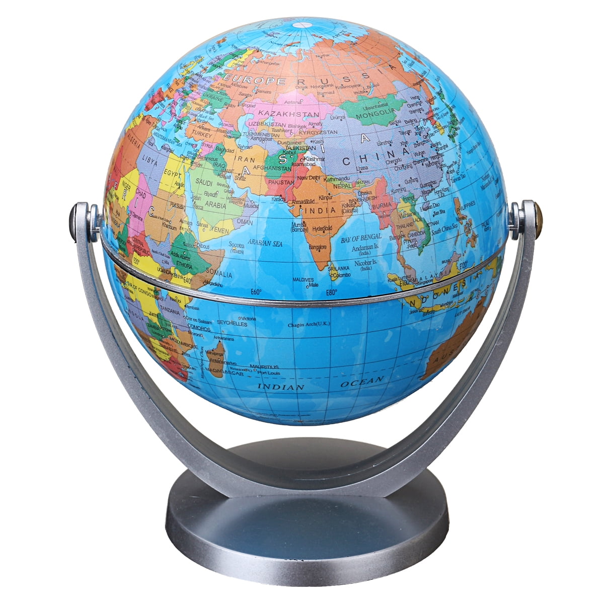 14cm World Globe Map With Stand Geography Educational Toy Student