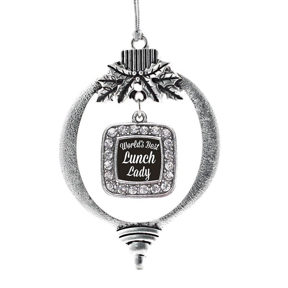 lunch lady christmas ornament