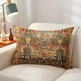 thumbnail image 5 of Pack of 2 Pillow Covers 12x20 Inch, Vintage Turkish Carpet Boho Decorative Throw Pillow Covers for Home Decor Living Room Bed Couch, Orange Pillowcase Set of 2, 5 of 6