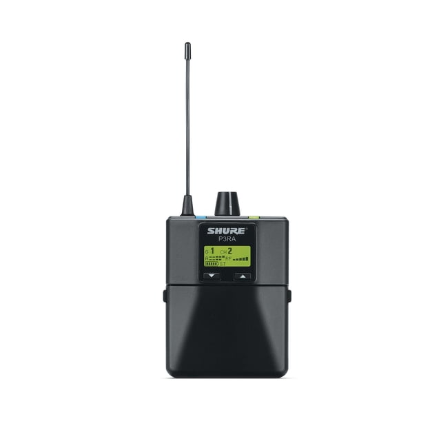 Receptor portátil inalámbrico Shure P3RA para PSM300 - J13 Band