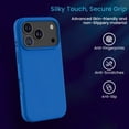 thumbnail image 2 of Entronix Silicone Case Compatible with 17 Pro Max and iPhone 18 Pro Max, Slim Magnetic Cover, Burgundy Red, 2 of 5