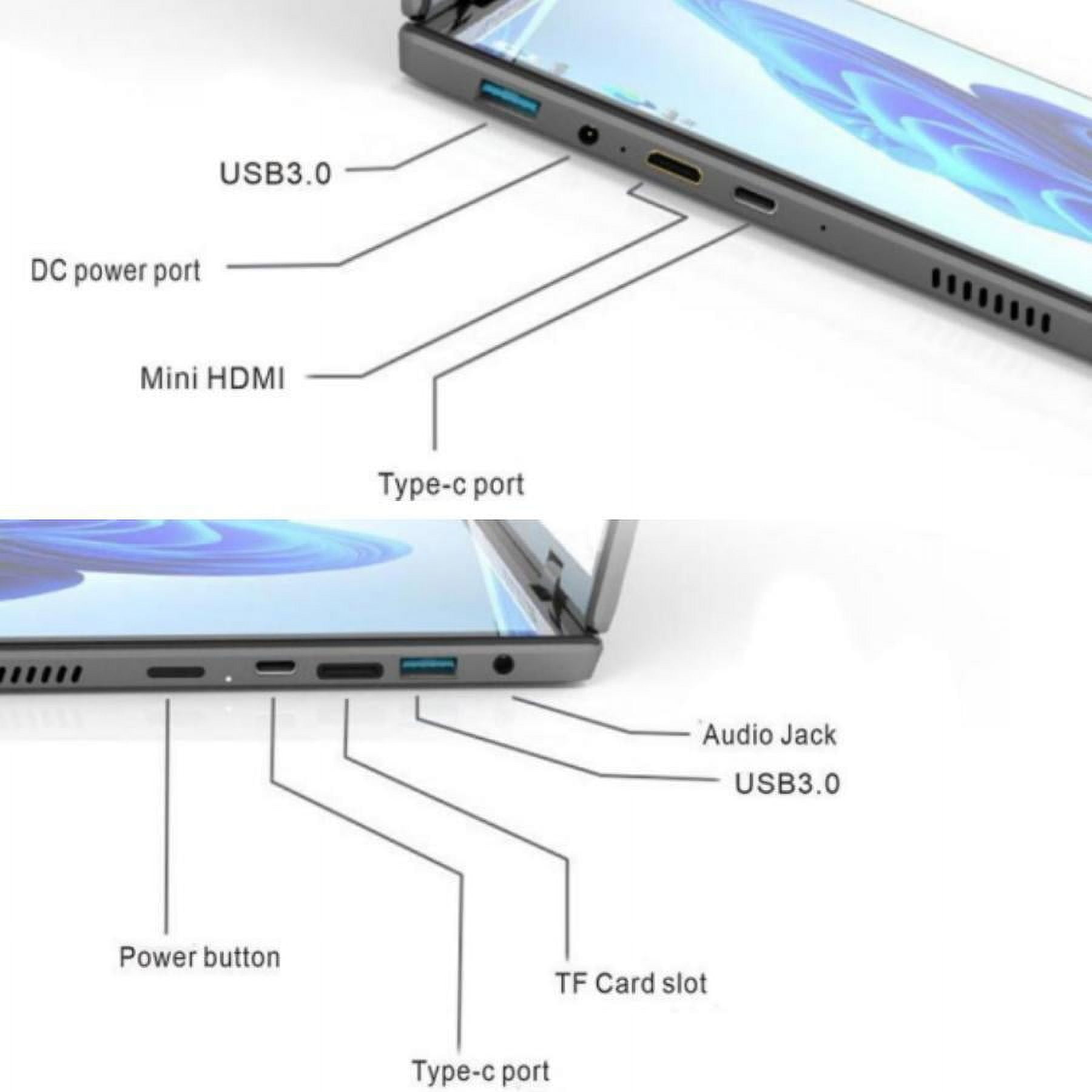 New 14 + 14 inch Touch dual screen notebook computer