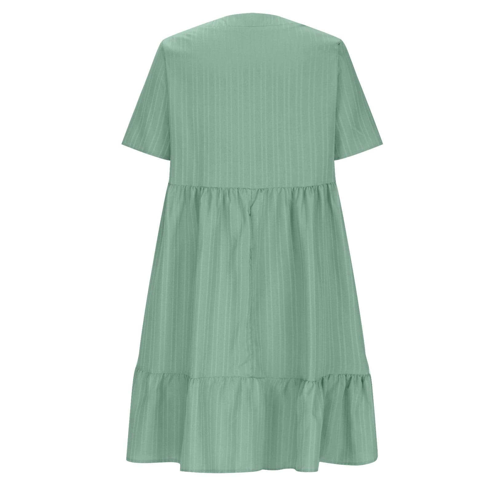 Dezsed Summer Dresses for Women 2025 Short Sleeve V Neck Pleated Flowy Tiered Loose Casual Dress A-Line Ruffle Dresses Green 3XL - Walmart.com Dezsed Summer Dresses for Women 2025 Short Sleeve V Neck Pleated Flowy Tiered Loose Casual Dress A-Line Ruffle Dresses Green 3XL - Walmart.com