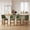 Green-C, variant on Daluvenix 26 Inch Counter Height Bar Stools Set of 2, Upholstered Barstools with Back, Solid Wood Legs, Chenille Wide Seat Upholstery Modern Counter Stools for Kitchen Island, Beige