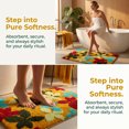 thumbnail image 5 of Unique Bargains Printed Ultra Soft Absorbent Shaggy Bath Mat Orange 32" x 20", 5 of 5