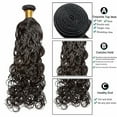 thumbnail image 2 of GVN Human Hair, Hairpiece, Wig,Hot selling Unprocessed Virgin Hair Water Wave Natural Black Color 100 Human Hair Bundle 8 in to 30 In, 2 of 2