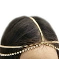 thumbnail image 5 of GROFRY Lady Bohemian Fashion Rhinestone Layered Head Chain Headpiece Hair Band Jewelry, 5 of 6
