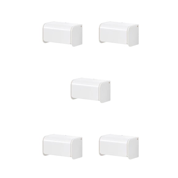 Toystoory Soporte para cepillos de ABS Autoadhesivo Estante de almacenamiento Soporte Organizador Accesorio Type5 NO5