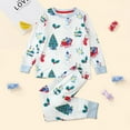 thumbnail image 4 of HCYSFG Boys Christmas Pants Graphic Print Thermal Underwear Sets 2 Piece Crewneck Long Sleeve Base Layer Sets Top And Long Johns, 4 of 4