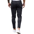 thumbnail image 2 of Solid Color Men Casual Pencil Pants Long Trousers, 2 of 4