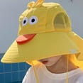 thumbnail image 5 of Sombrero de playa para niños, sombrero de verano para niños, hermoso sombrero de verano para niños, sombrero de bebé de ala grande, construcción resistente, 5 of 5
