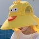 thumbnail image 3 of Sombrero de verano para niños, sombrero encantador de ala grande con protección solar, sombrero de pescador para bebé, niño y niña, tamaño libre amarillo, 3 of 3