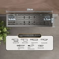 thumbnail image 5 of Cesta de almacenamiento para palillos chinos, estante de cocina montado en la pared, vajilla sin perforaciones, jaula para palillos, cuchara, soporte para cuchillos, caja de almacenamiento de drenaje, 5 of 5