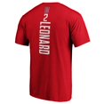 thumbnail image 3 of Men's Fanatics Kawhi Leonard Red LA Clippers Team Playmaker Name & Number T-Shirt, 3 of 3