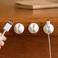 thumbnail image 3 of 1/2/3/5/10/20 Pcs Silicone Cable Organizer, Data Cable Storage And Finishing Buckle,, 3 of 5