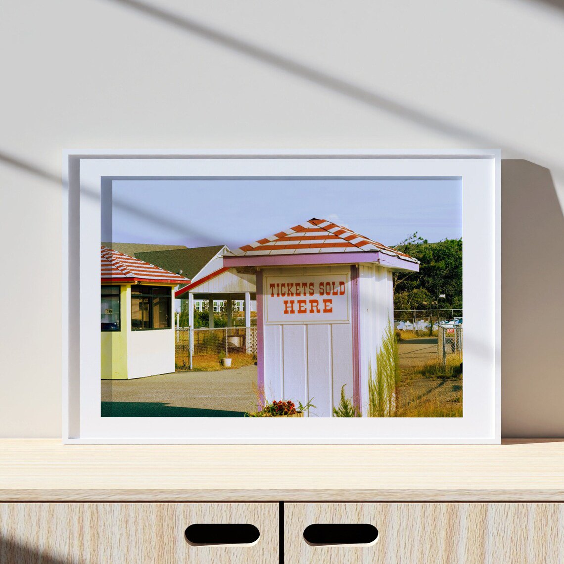 Abandoned Ticket Booth Vintage Photography Lifestyle Print Museum Quality Artwork