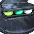 thumbnail image 2 of Table Tennis Bat Bag Waterproof Ping Pong Paddle Bat Pouch Ball Case(Black), 2 of 8