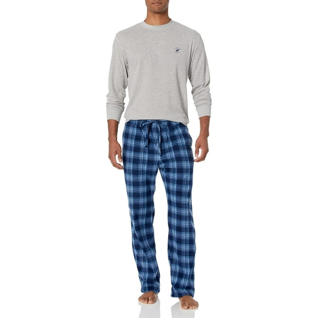 Conjunto de pijama Beverly Hills Polo Club de forro polar para hombre
