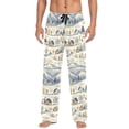 thumbnail image 7 of FORMRS Mens Pajama Pants with Pockets Sleepwear Lounge Bottoms Sizes S-2XL, Snowy Mountains, 7 of 7