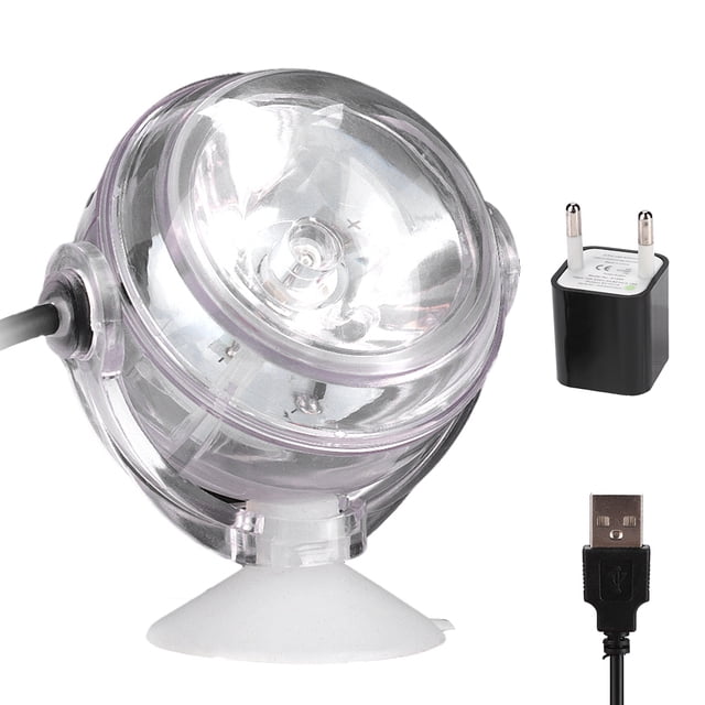 Enchufe europeo AC110-240V LED luz subacuática Multicolor lámpara de foco impermeable rojo