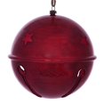 thumbnail image 1 of Vickerman MC198303 Ornement Wood Grain Bell Rouge 6 Po. - 2 par Sac, 1 of 3