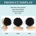 thumbnail image 3 of Chignon Afro Puff pour Femmes Noires, Postiche Synthétique Crépu avec Cordon de Serrage, Extension de Queue de Cheval, 3 of 7