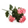 thumbnail image 3 of Artificial Geranium Red Pink Flowers Plant Artificial Plants Artificial Flower, 3 of 5