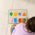 thumbnail image 3 of Melissa & Doug Shapes Wooden Chunky Puzzle (8 pcs) - FSC Certified, 3 of 10