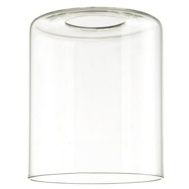 Bubble Seeded Glass Lamp Shade, LEDupdates 3 Packs Clear Cylinder for ...